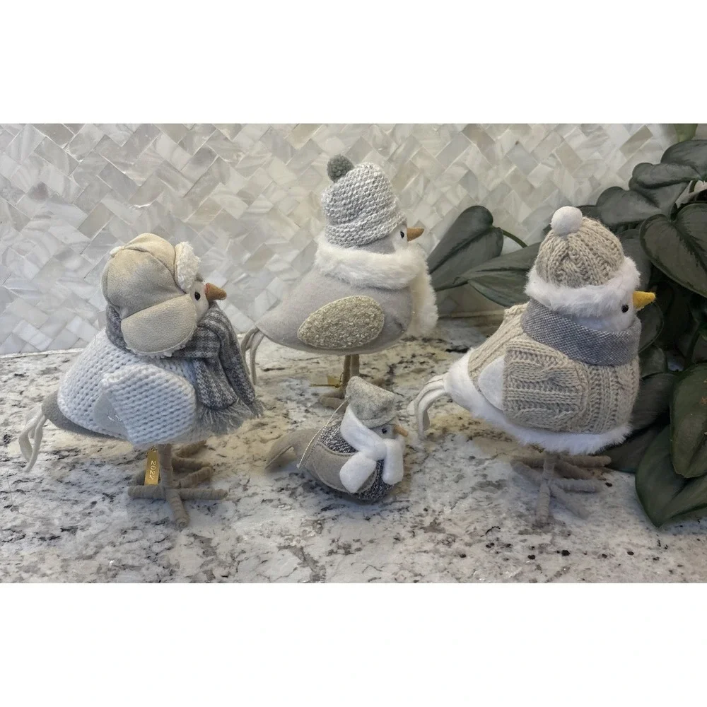 2022/23 Target Wondershop Christmas Holiday Birds Purl Tricot Cove A Mini White